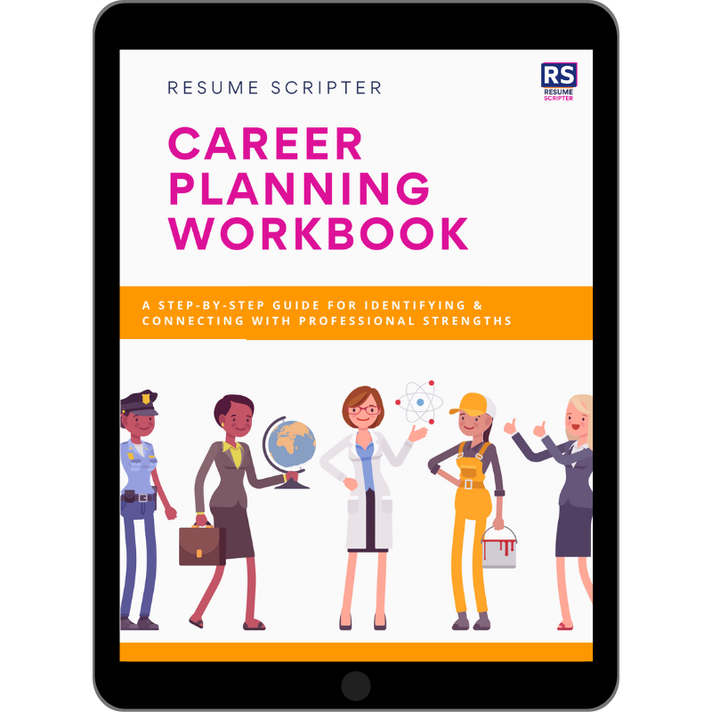 Career Planning Workbook Tablet Image